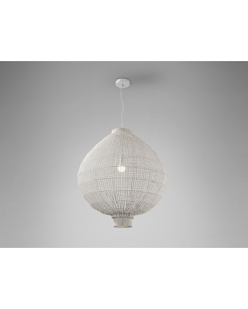 MUNA- LAMPARA RATAN BLANCO D70